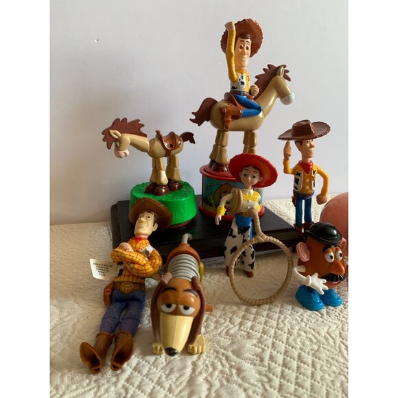 Disney Pixar Toy Story Character Figure Set Buzz Lightyear Woody Jessie Slinky H - Picture 16 of 16
